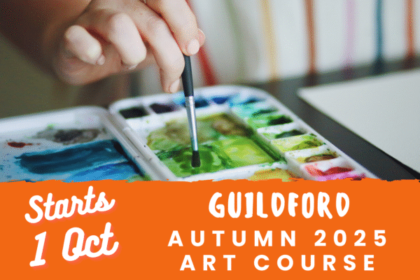 Join our art classes in Guildford this Autumn. Get creative in our 10-Week Course.